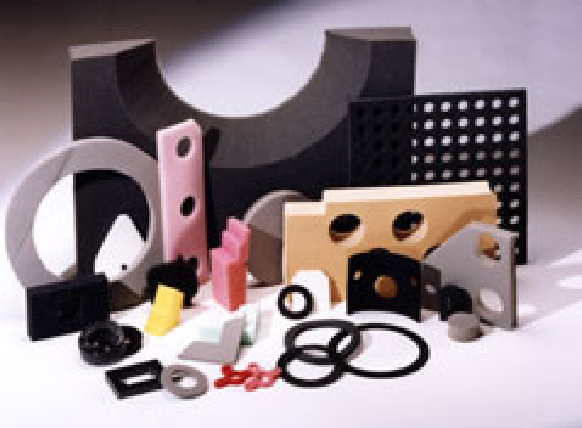 Photo of various size ans shapes of insulation with complex cuts