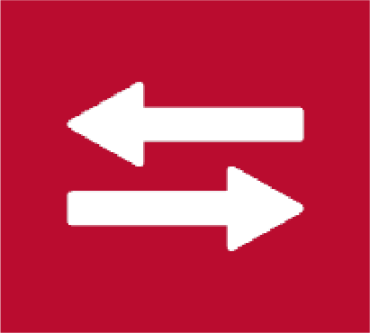 Icon of 2 arrows, one pointing right and one pointing left