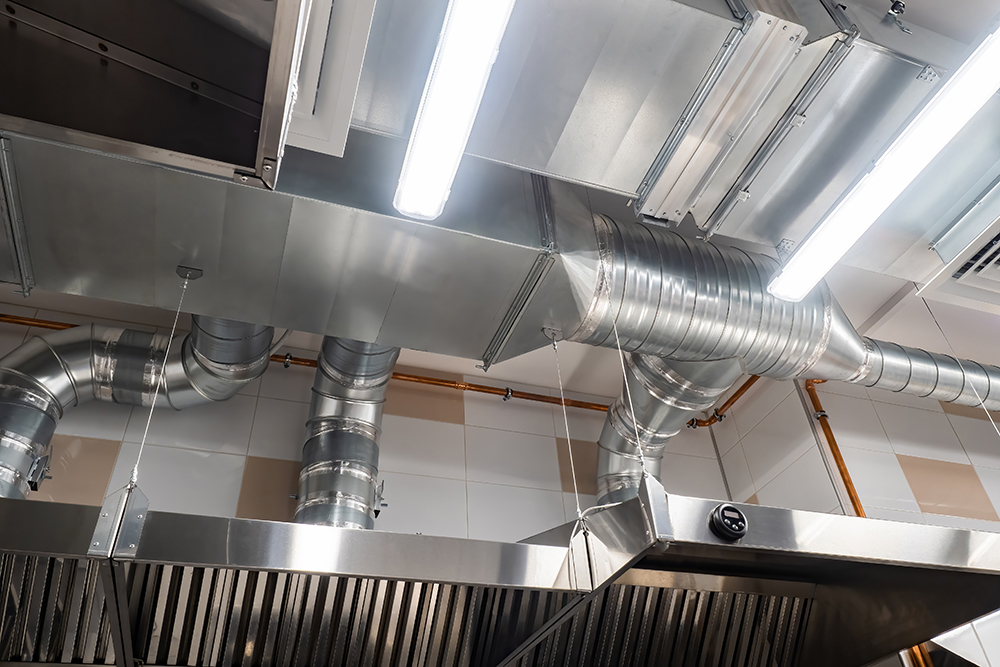 Photo of insulated Kitchen duct